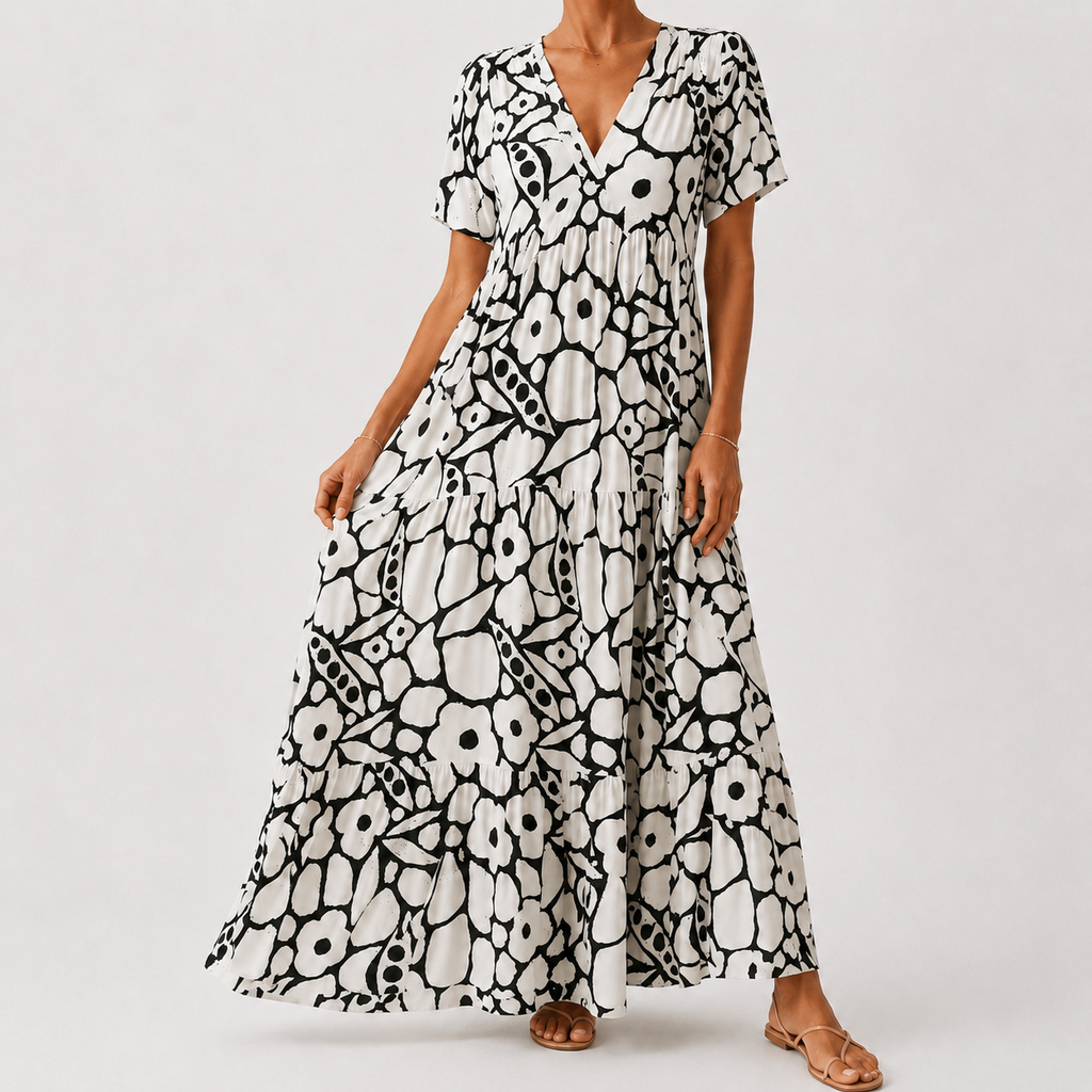 Valentina | Elegant Botanical Dress