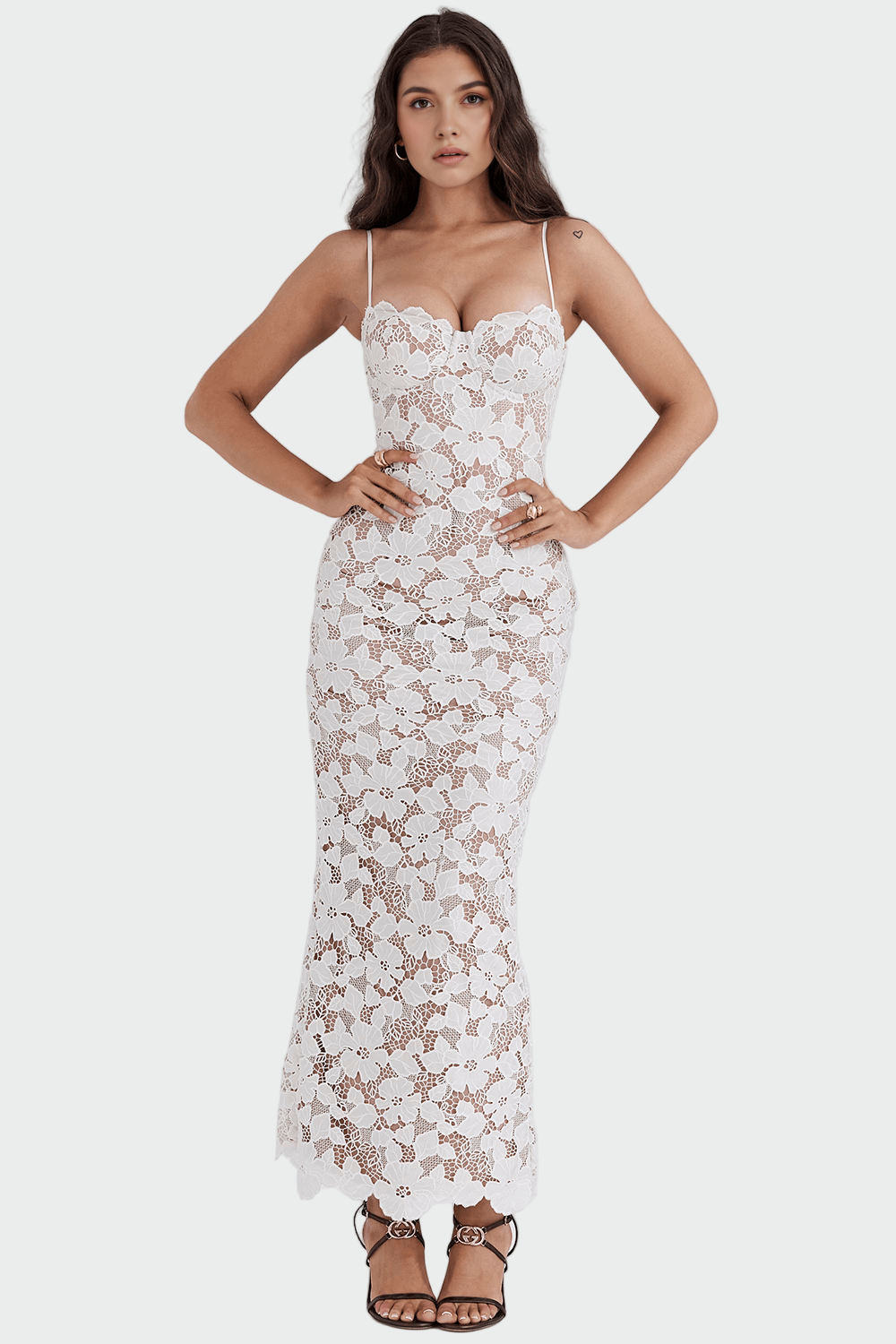 White Lace Maxi