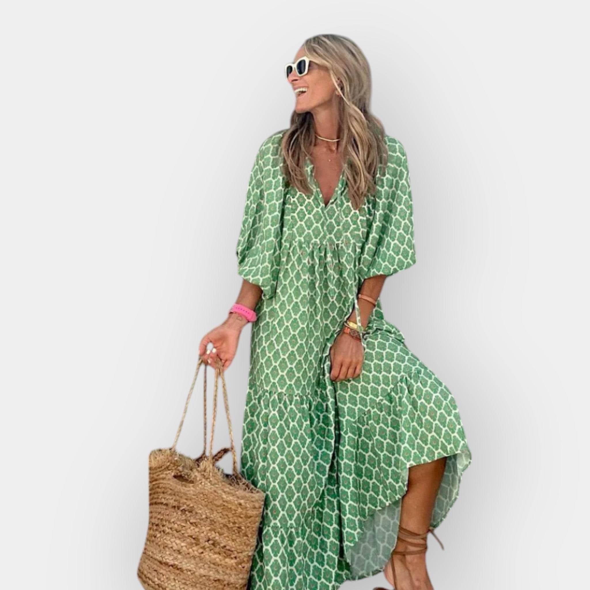 Flower Design Dress