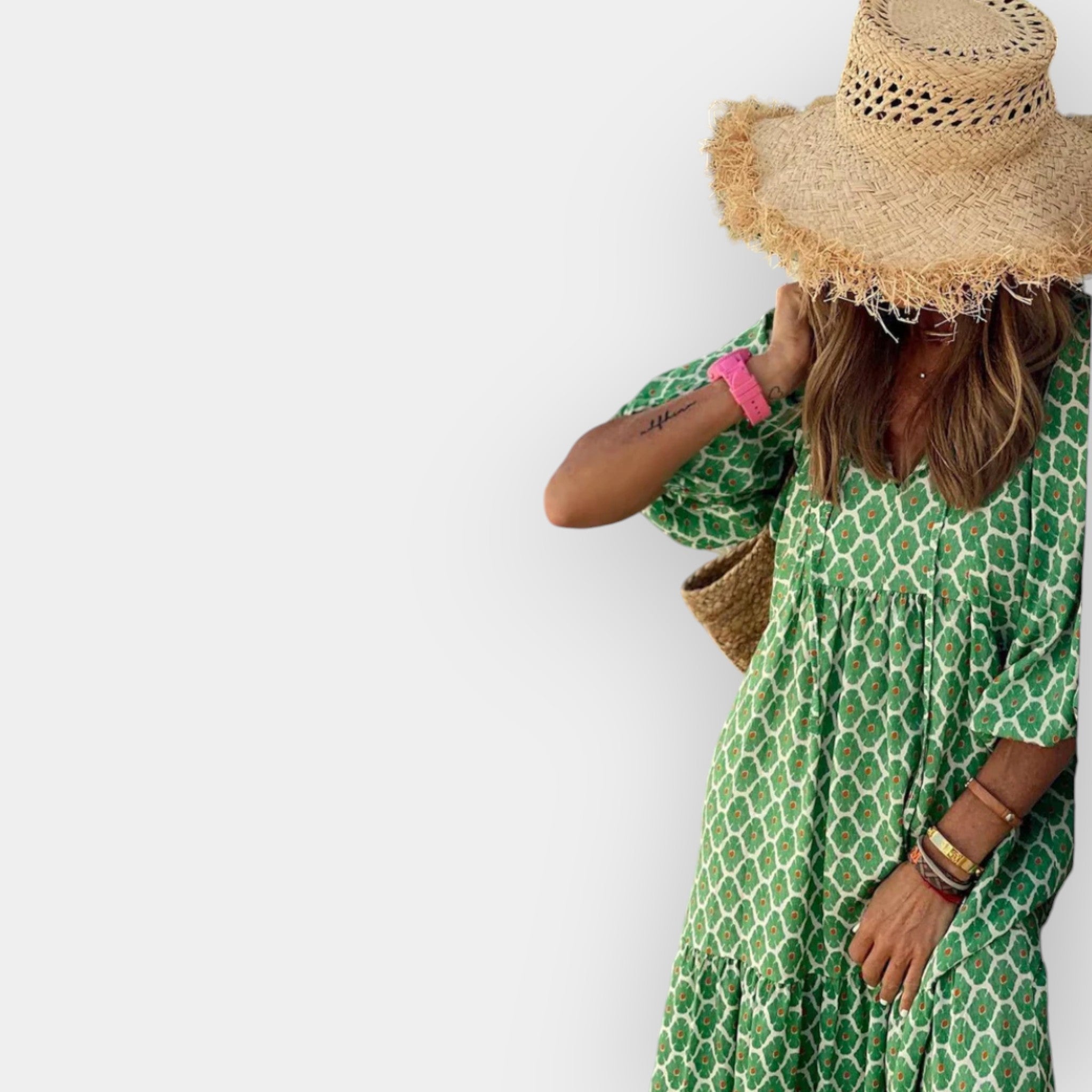 Flower Design Dress