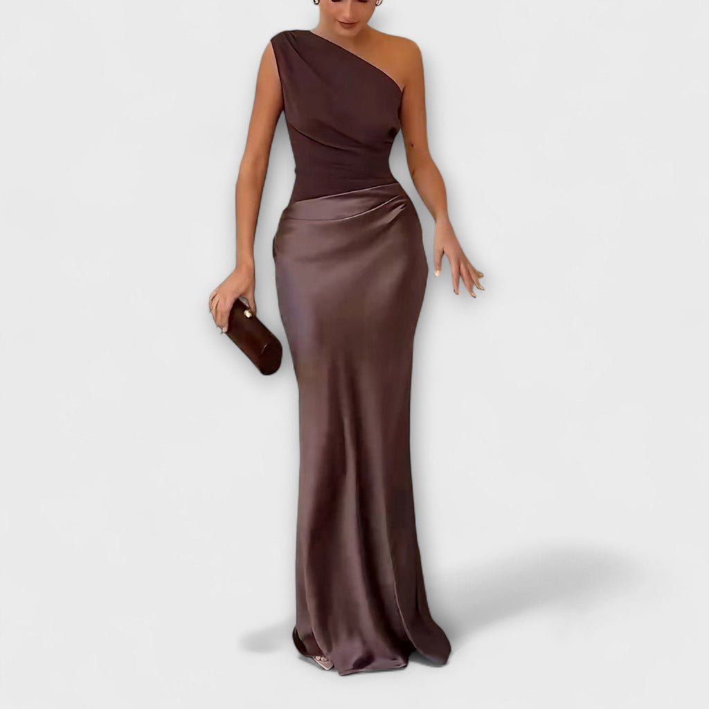 Maxi Dress with Open Strap