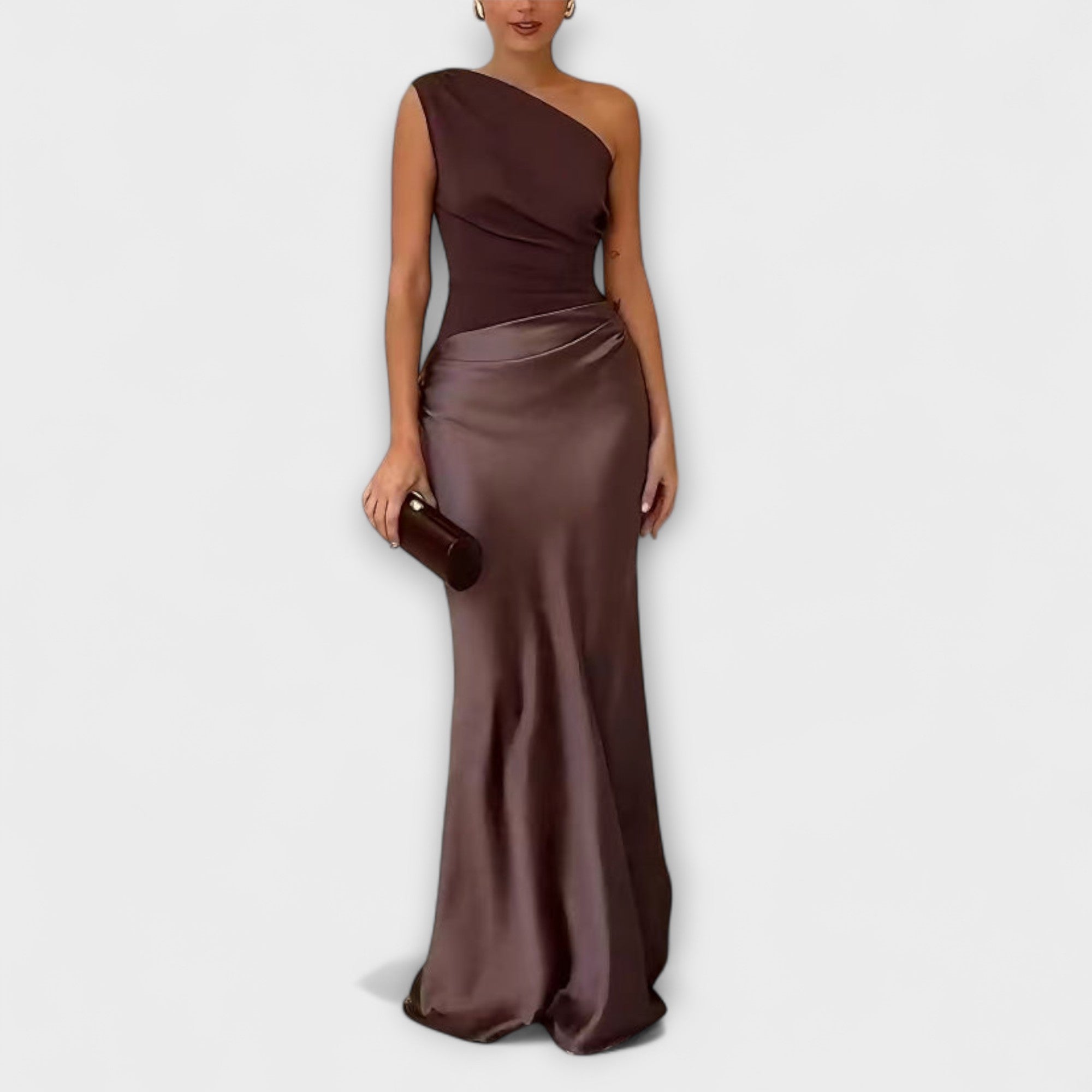 Maxi Dress with Open Strap