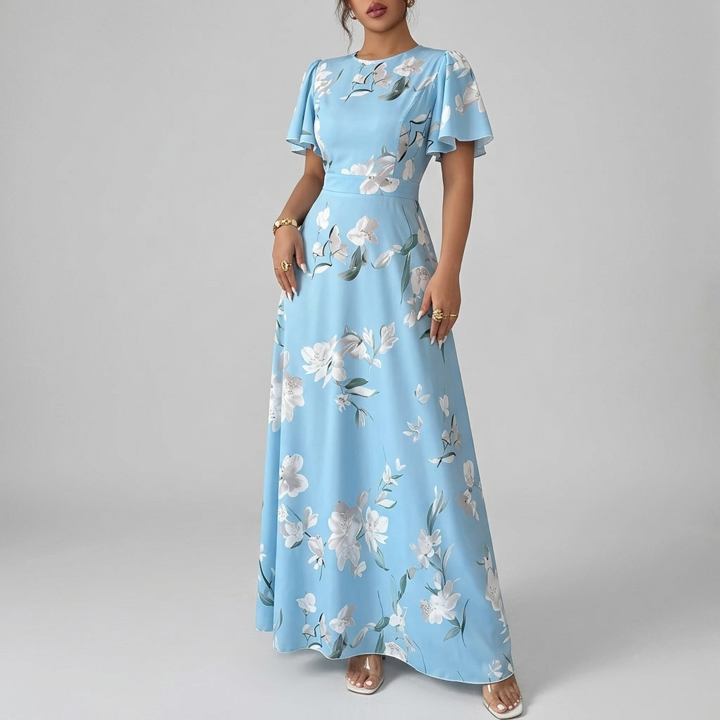 Cristina – Floral Maxi Dress