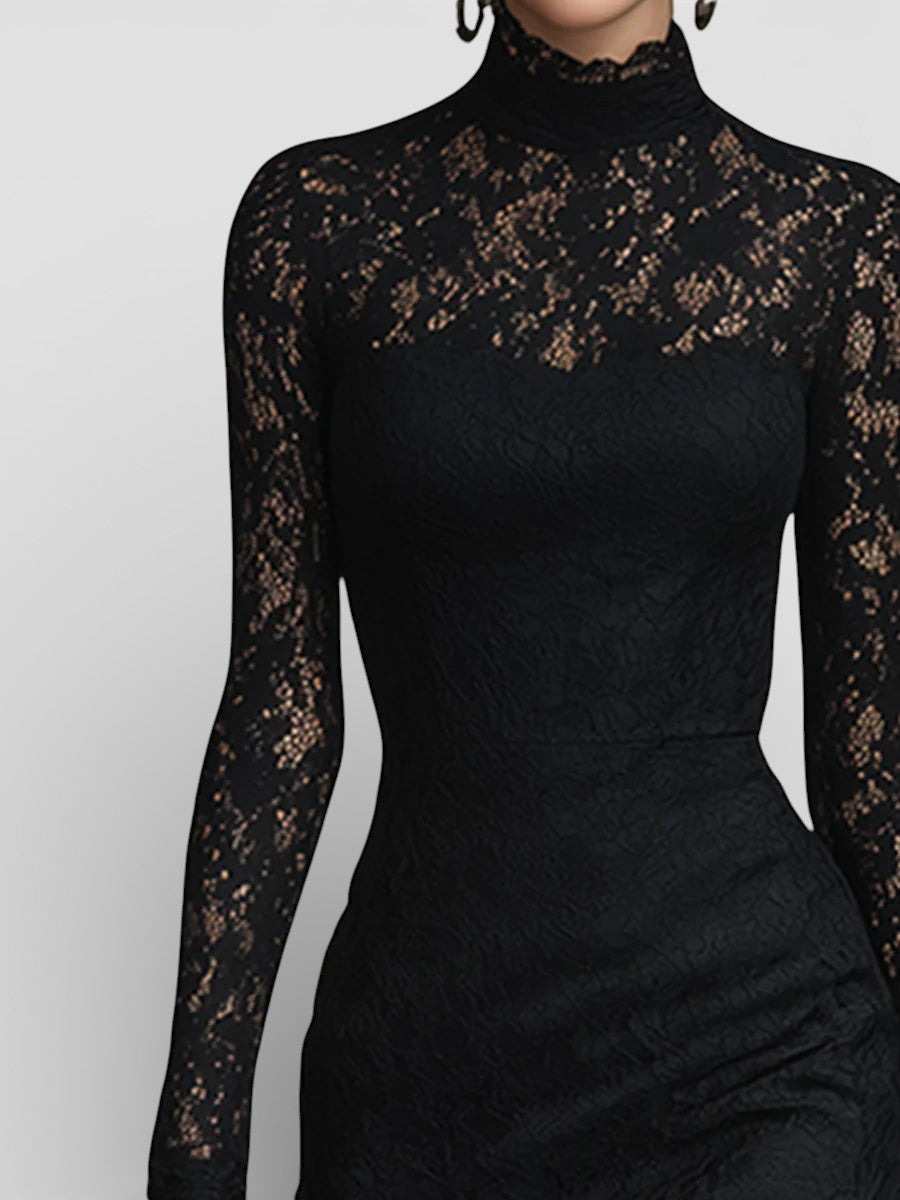 Florentina™ | Elegant black maxi dress