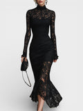 Florentina™ | Elegant black maxi dress