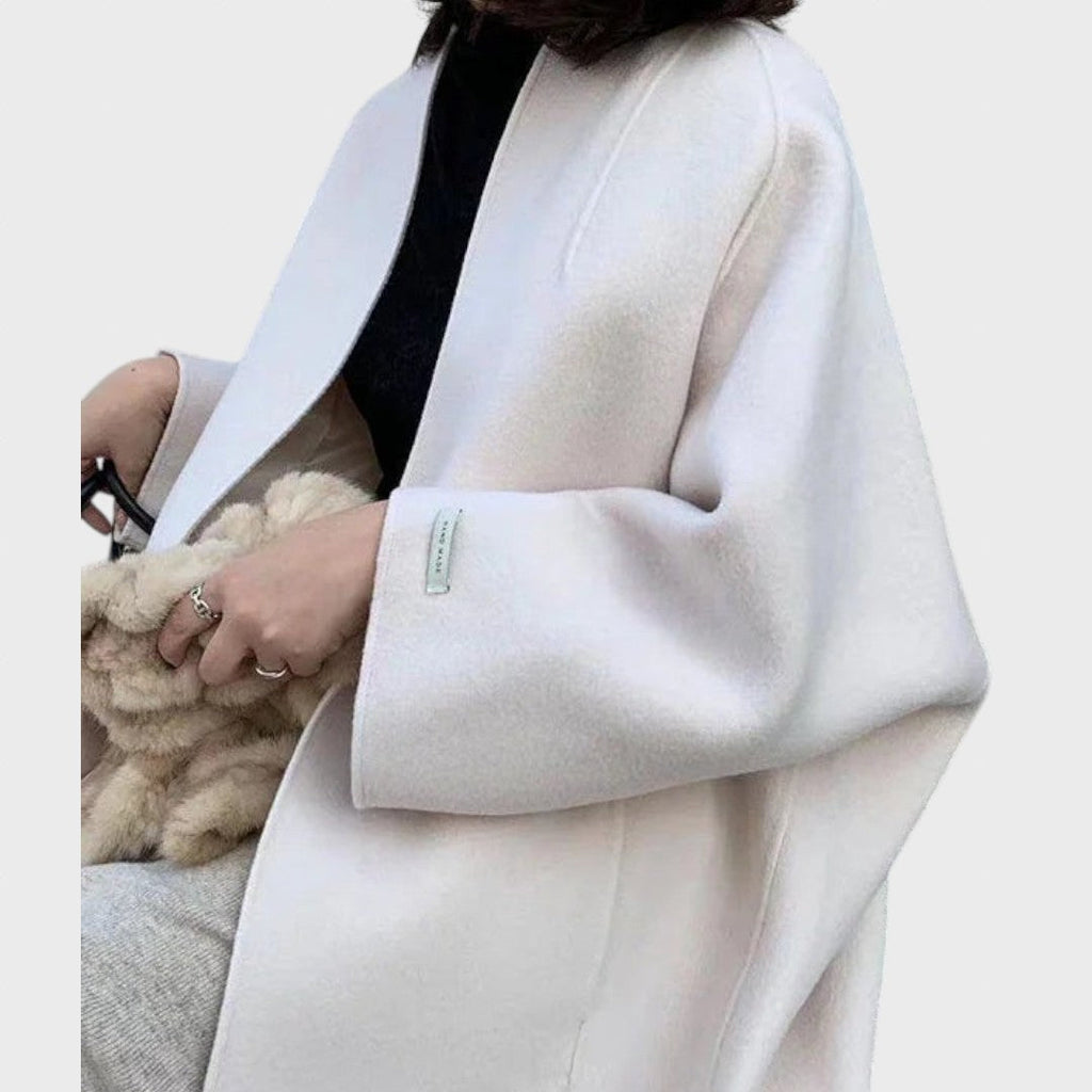 Lukrecija | Elegant Long Wool Coat