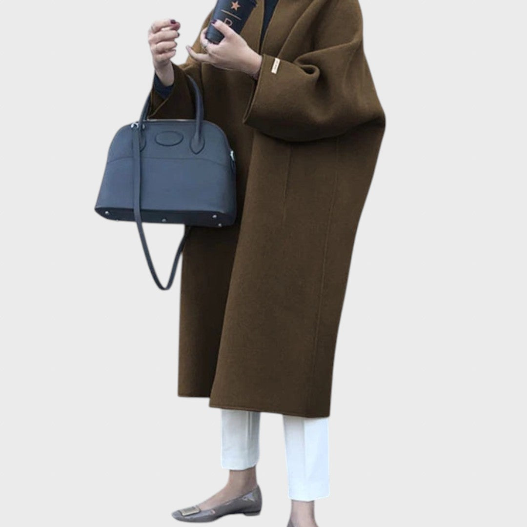 Lukrecija | Elegant Long Wool Coat