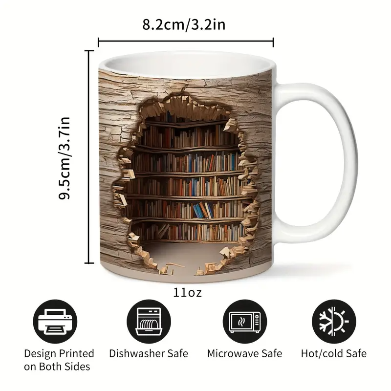 Cana de Bibliotecă Fermecătoare Activată de Căldură