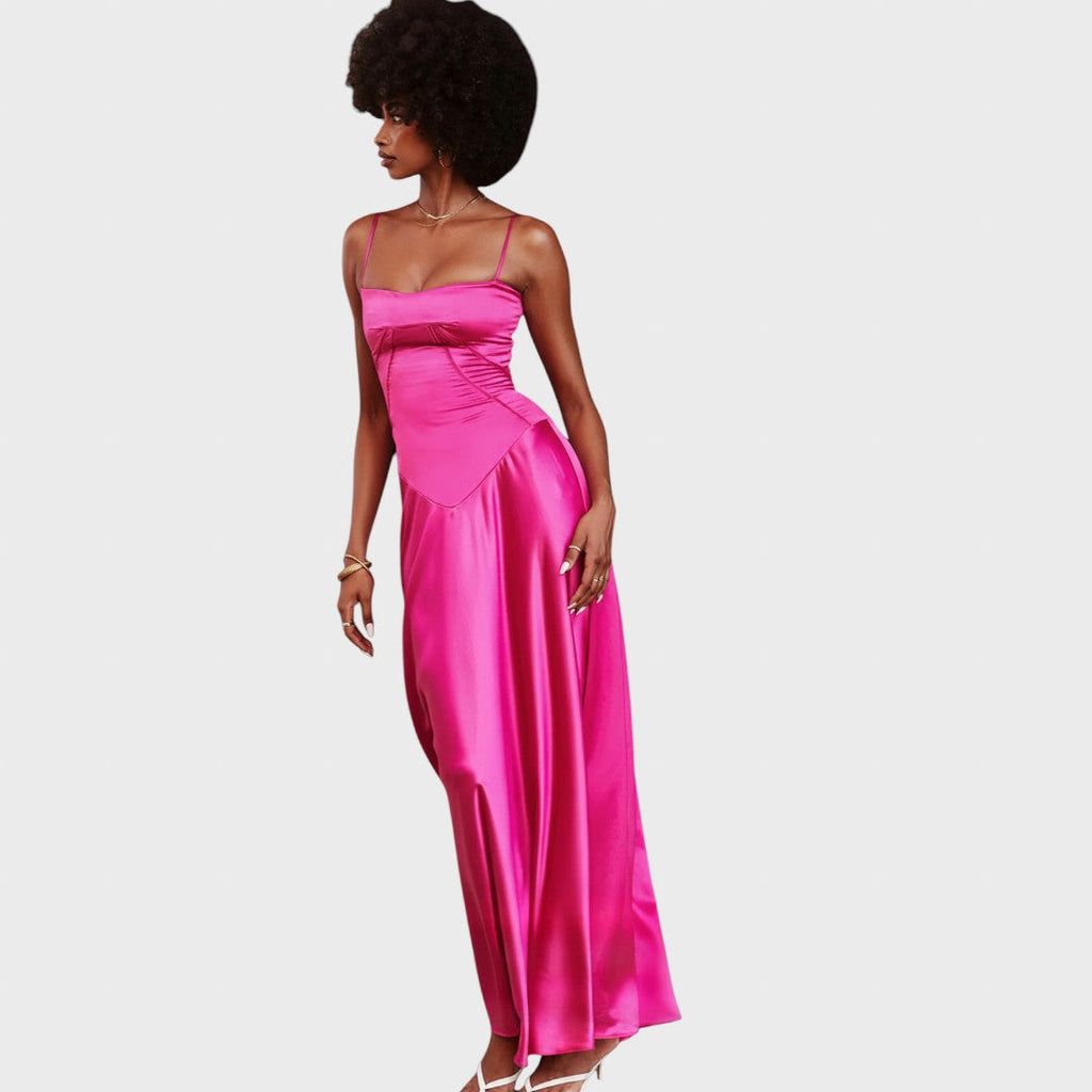 Petronėlė | Black Lace Charming Long Dress