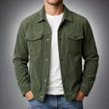 Alexandru - Corduroy Button-Up Shirt Jacket
