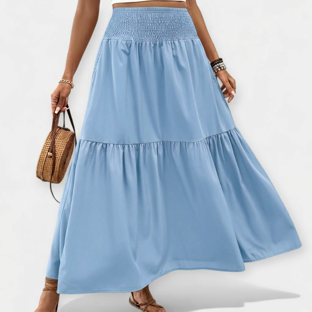 Aria - Tiered Maxi Skirt