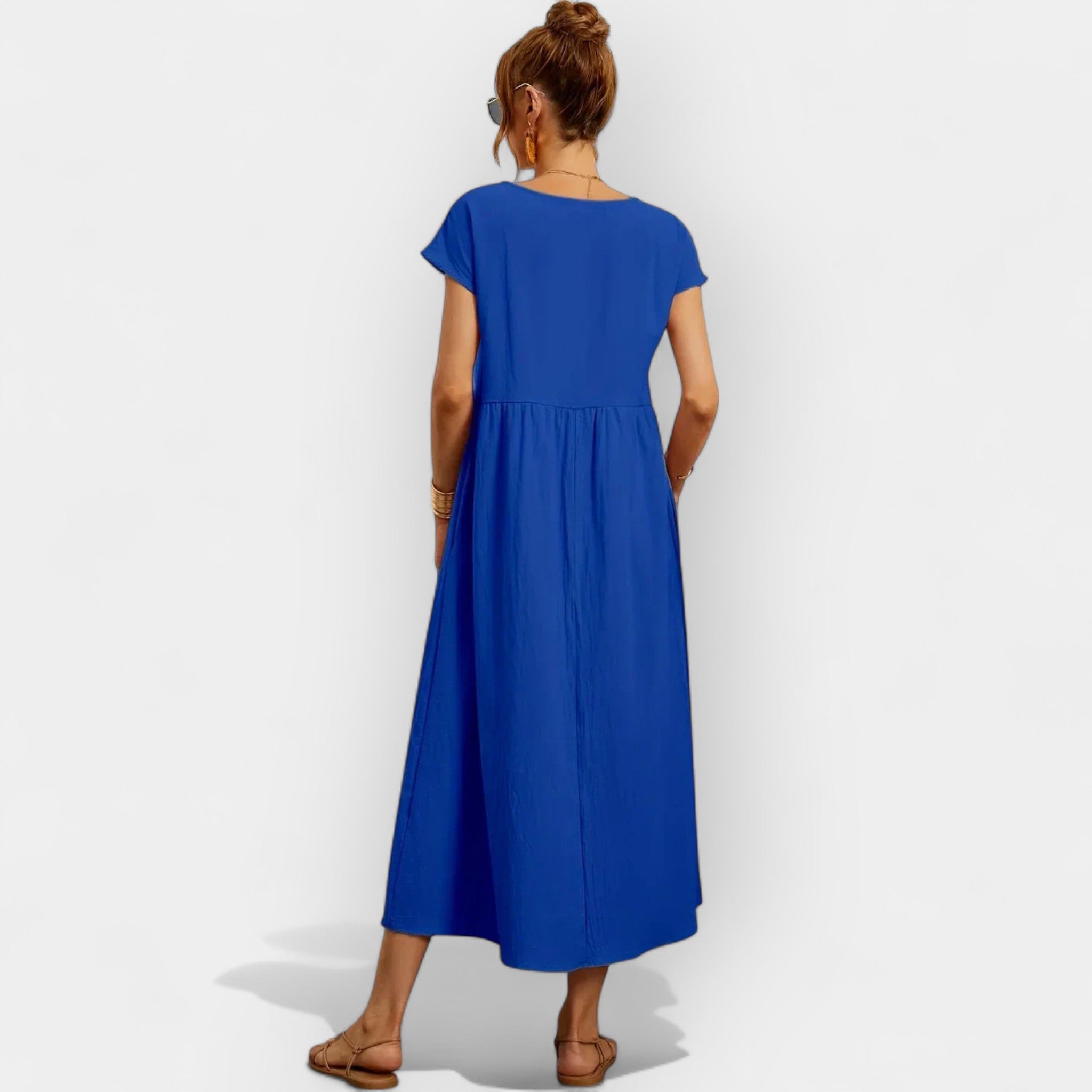 Easy Cotton Dress with Pockets
