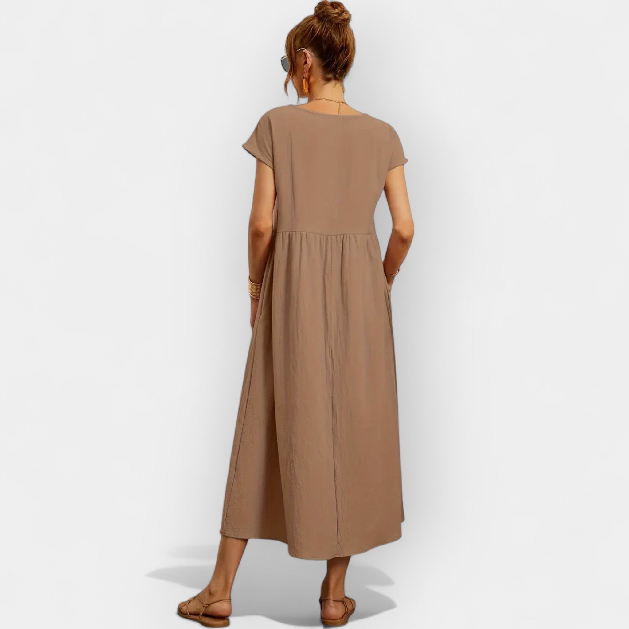 Easy Cotton Dress with Pockets