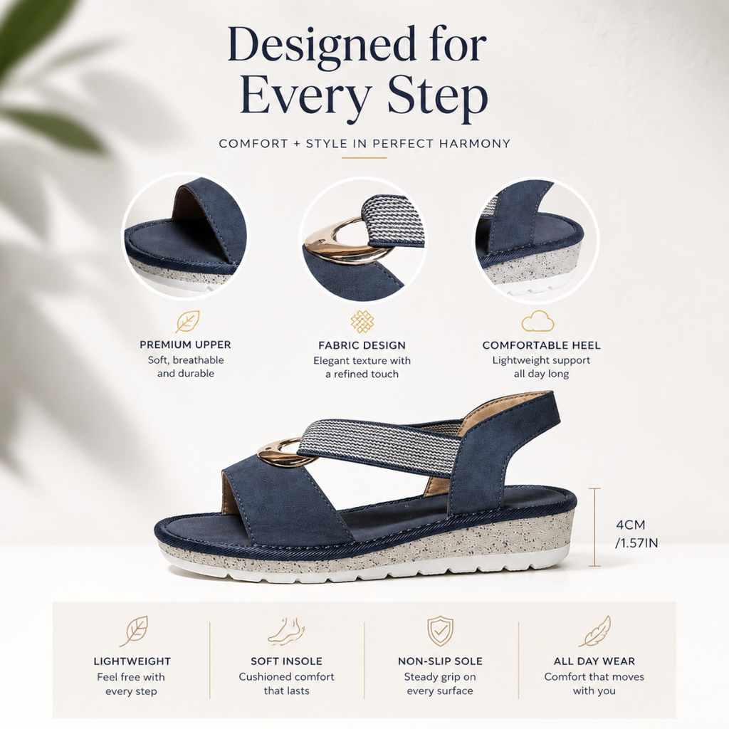 Sarah | Adjustable Support Elegant Sandals