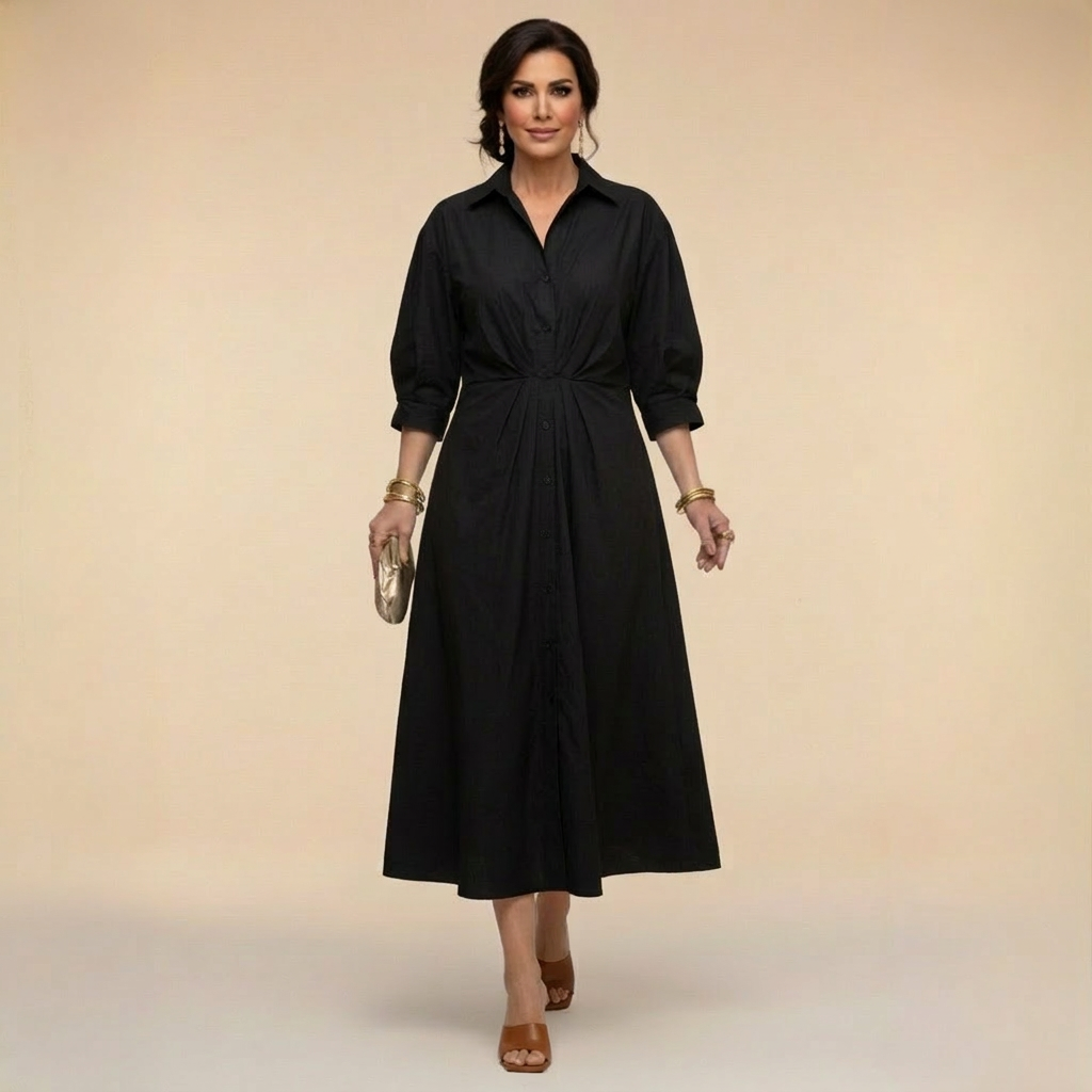 Monroe - Wrap-Front Flowing Maxi Dress