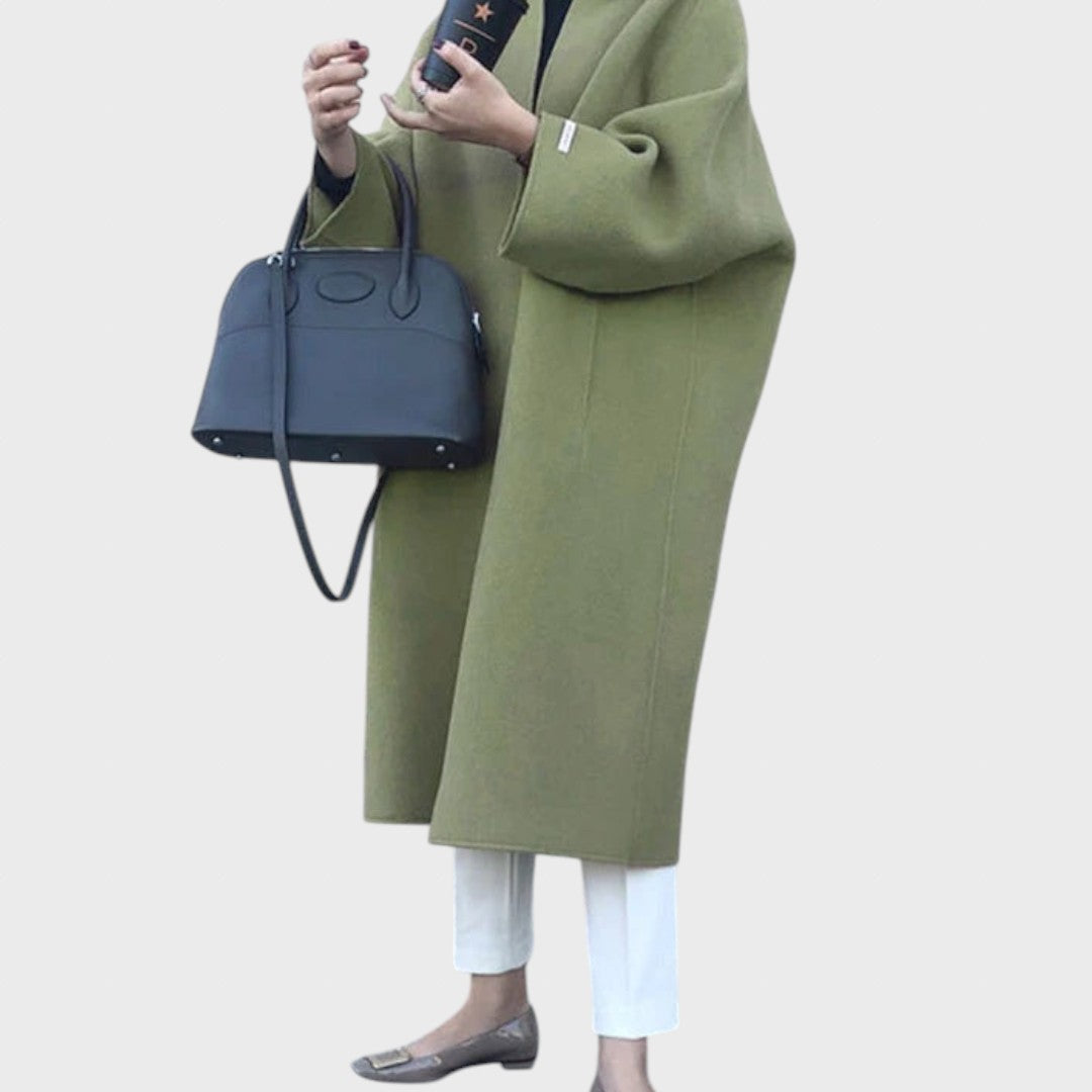 Lukrecija | Elegant Long Wool Coat
