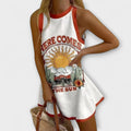 Khalira – Mini Dress with Sun Pattern