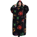 HugWear™ | Neon Tiger Oversized Hoodie Blanket