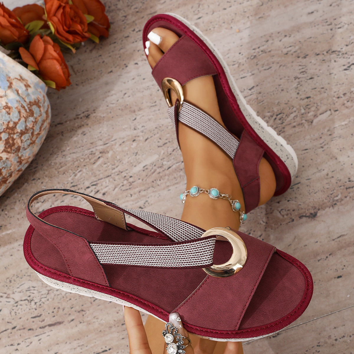 Sarah | Adjustable Support Elegant Sandals