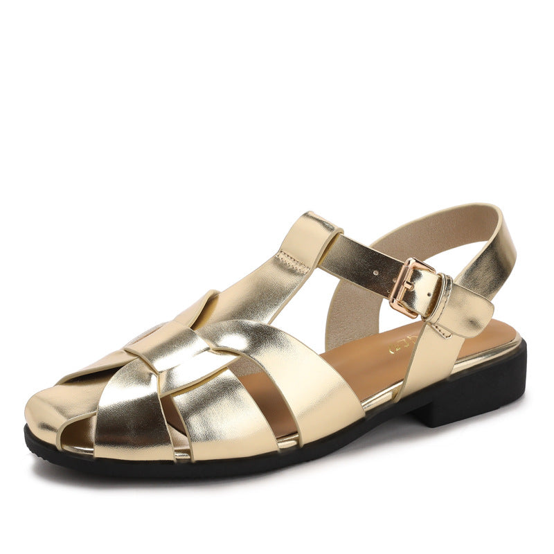 Roma - Woven Leather Sandals