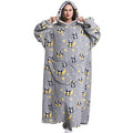 HugWear™ | Panda Moon Oversized Hoodie Blanket