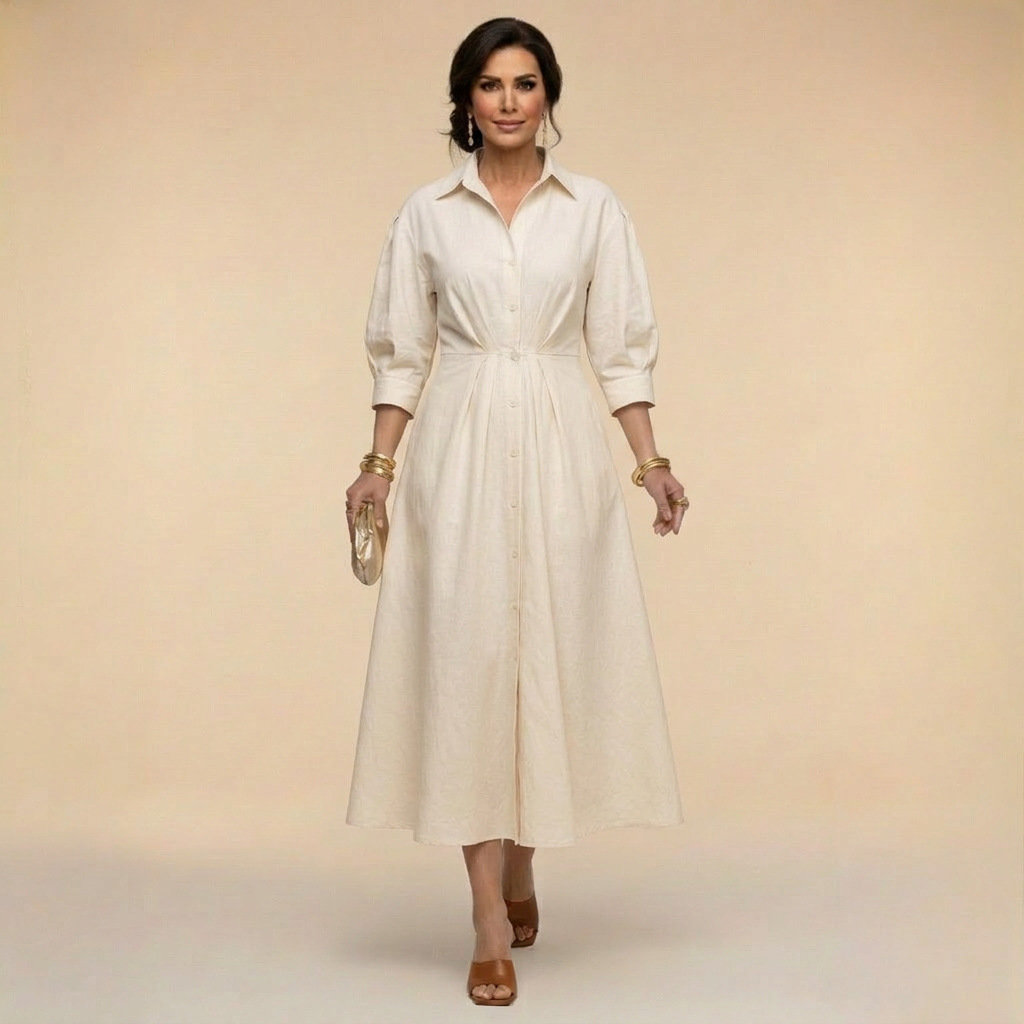 Monroe - Wrap-Front Flowing Maxi Dress