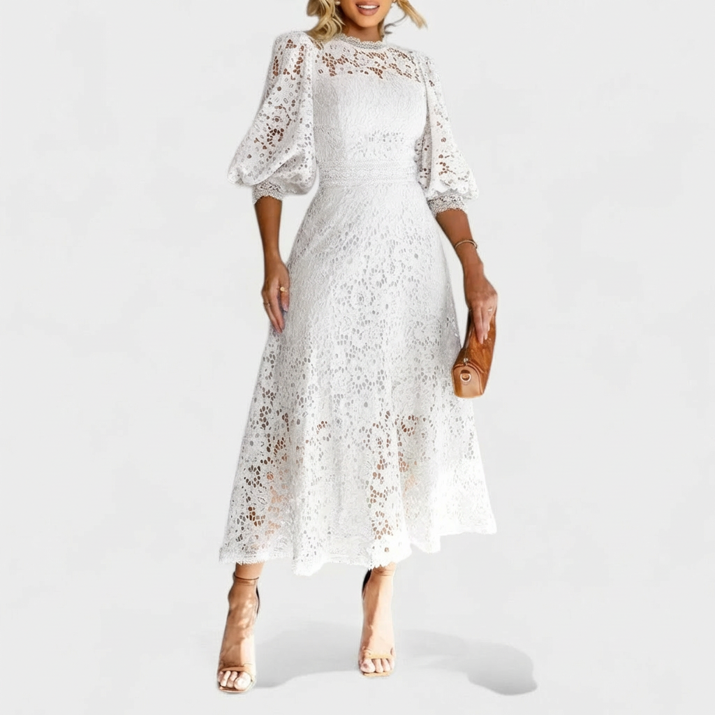 Viktorija - Lace Lantern Dress