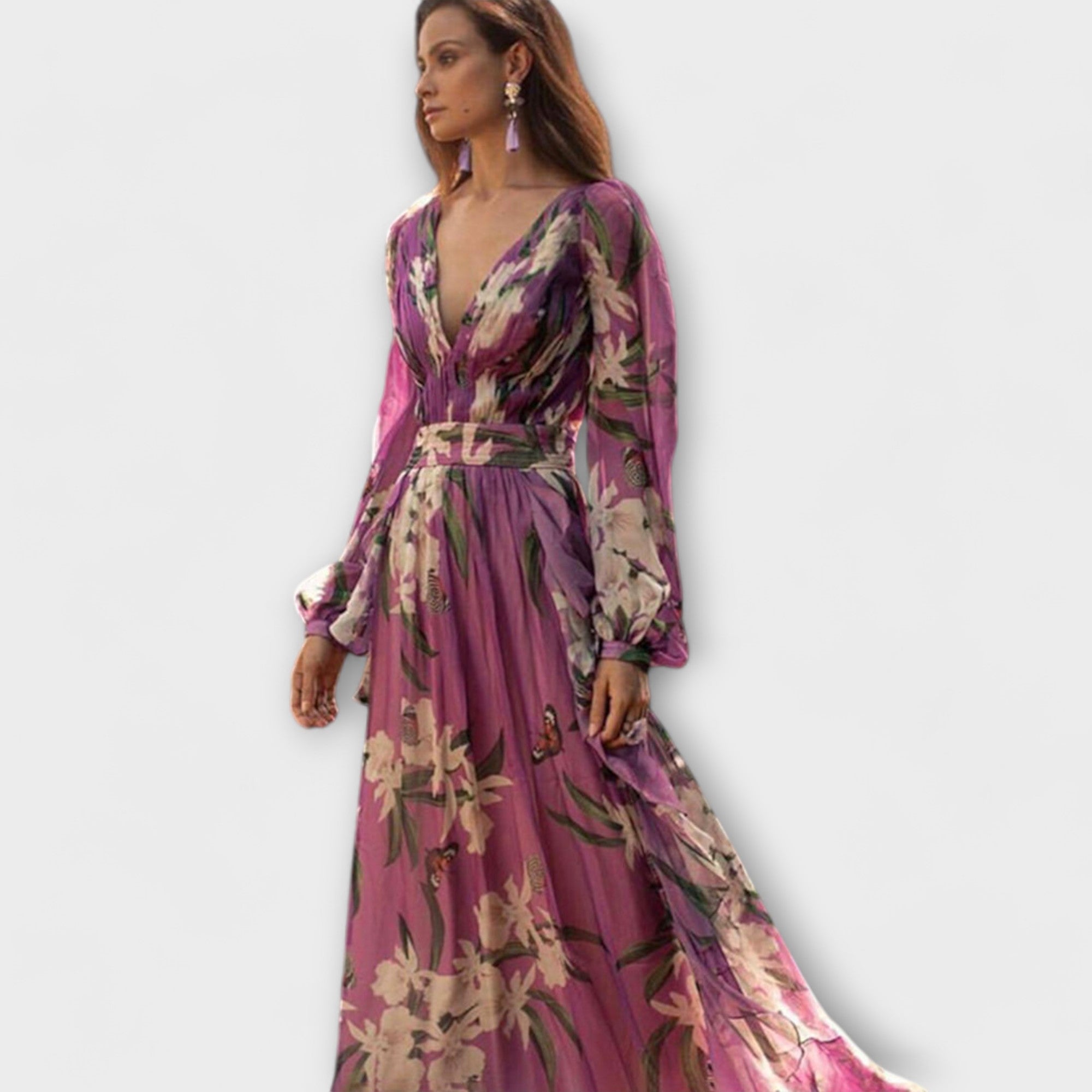 Cláudia - High-Quality Elegant Maxi Dress
