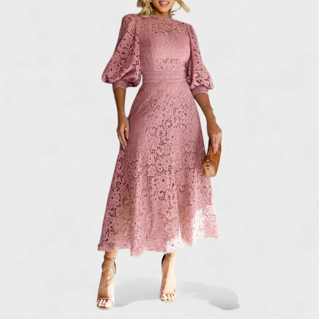 Viktorija - Lace Lantern Dress