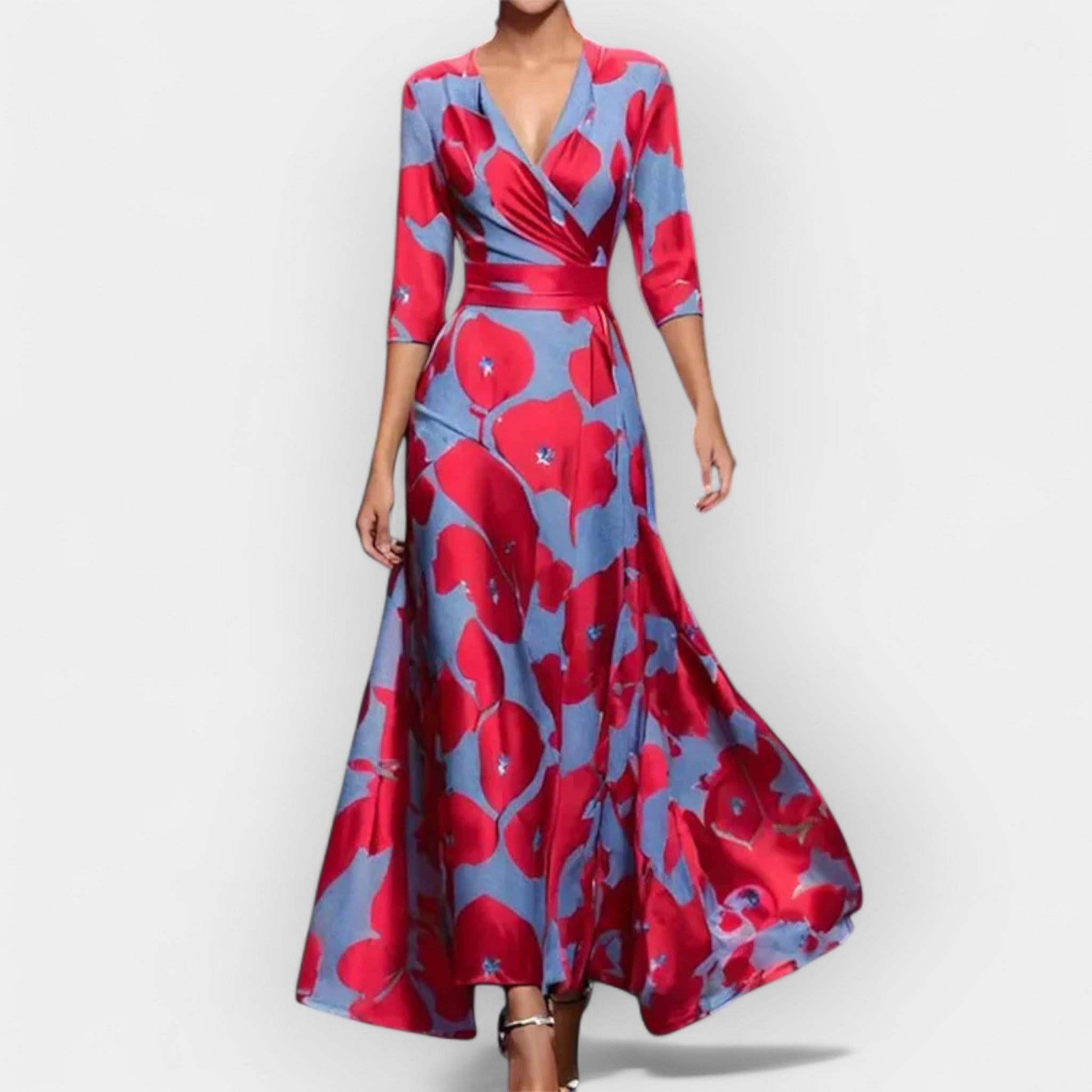 Maxi Dress with Flowers