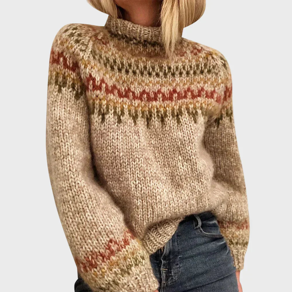 Elegant Sweater with Collar