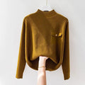 Elegant Sweater with a Neck