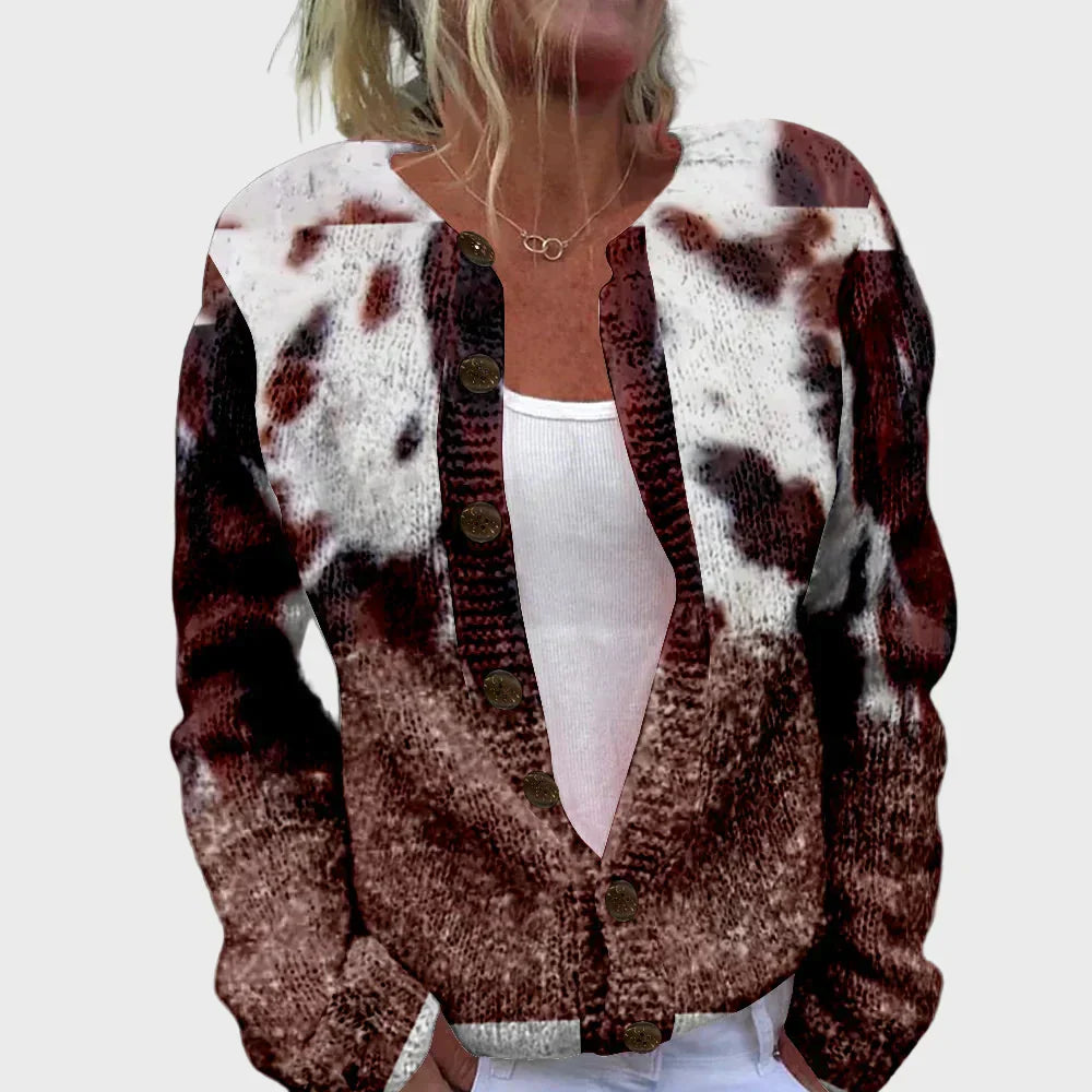 Stylish Knitted Vest with Pattern