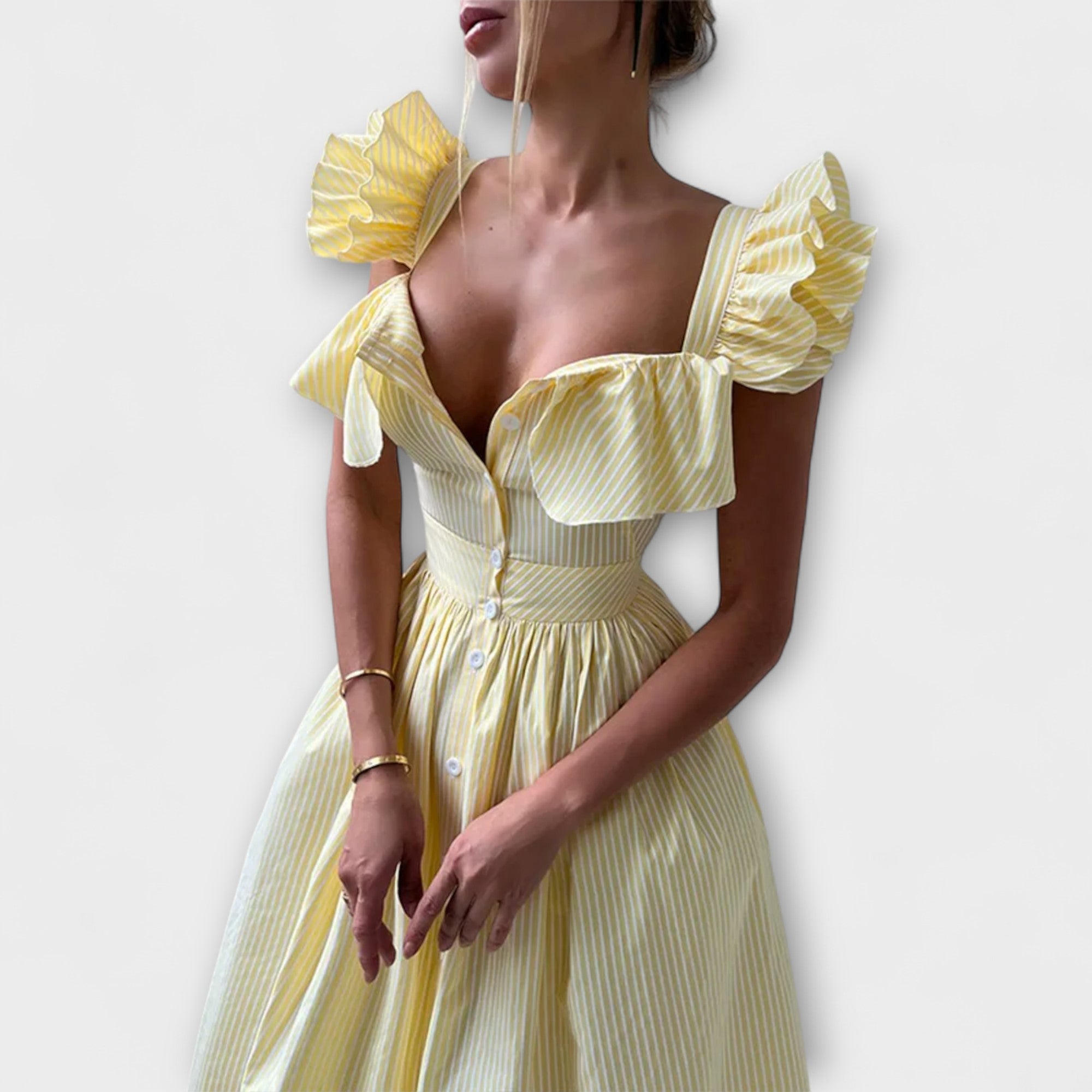 Dress with Pleats
