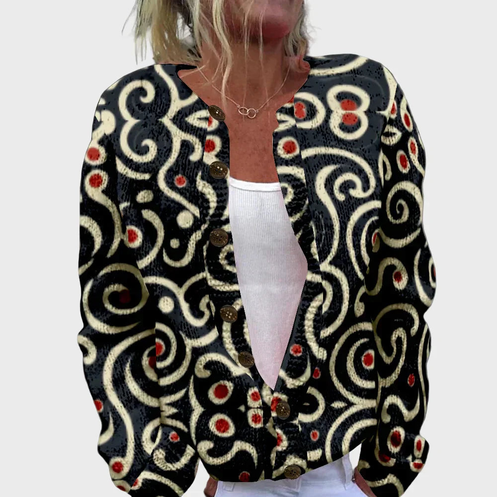 Stylish Knit Vest with Pattern
