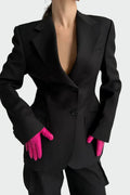 Blazer with Distinctive Line and Buttons