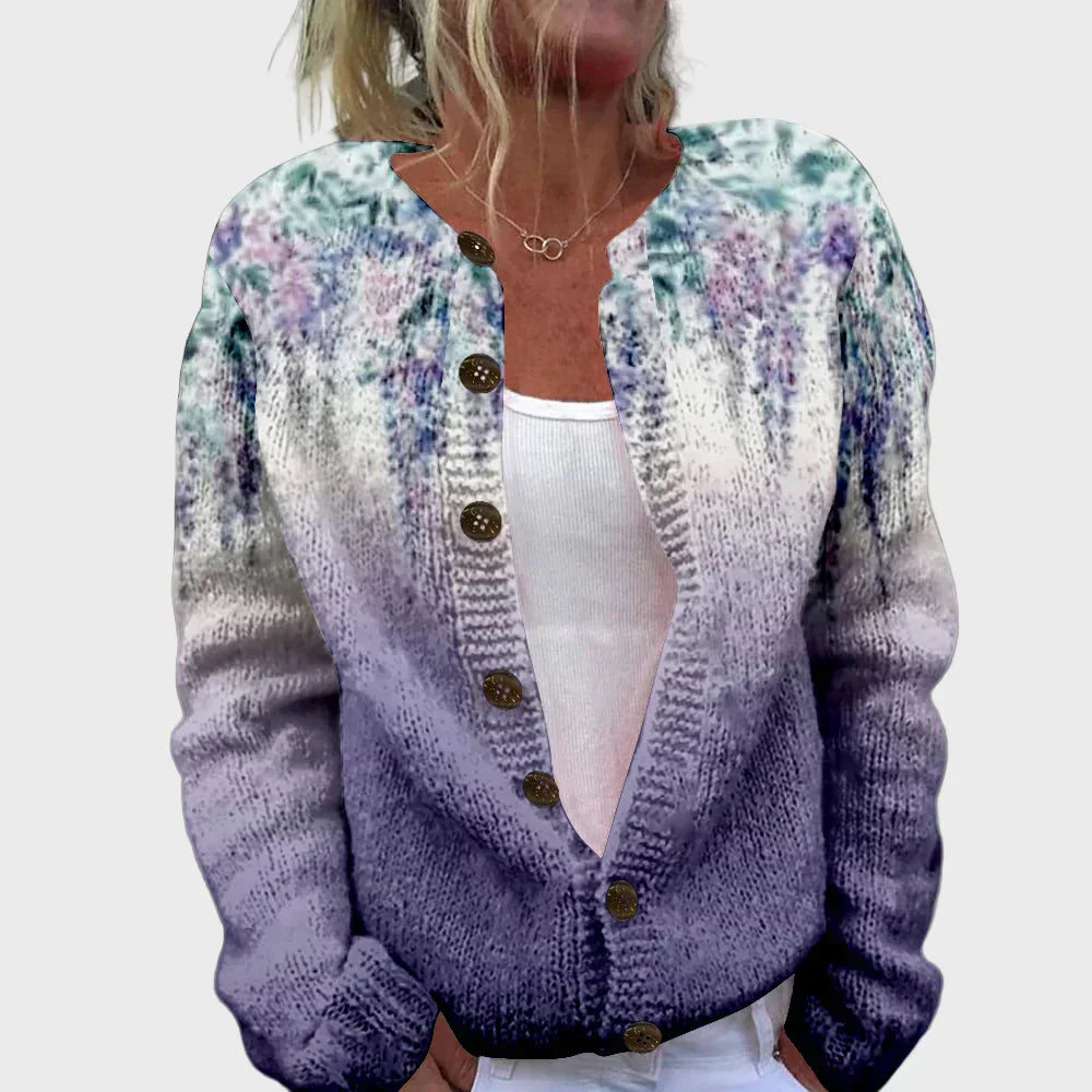 Elegant Knit Vest with Pattern