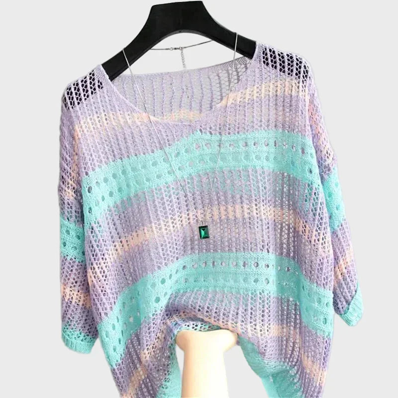 Light Knit Top with Openings