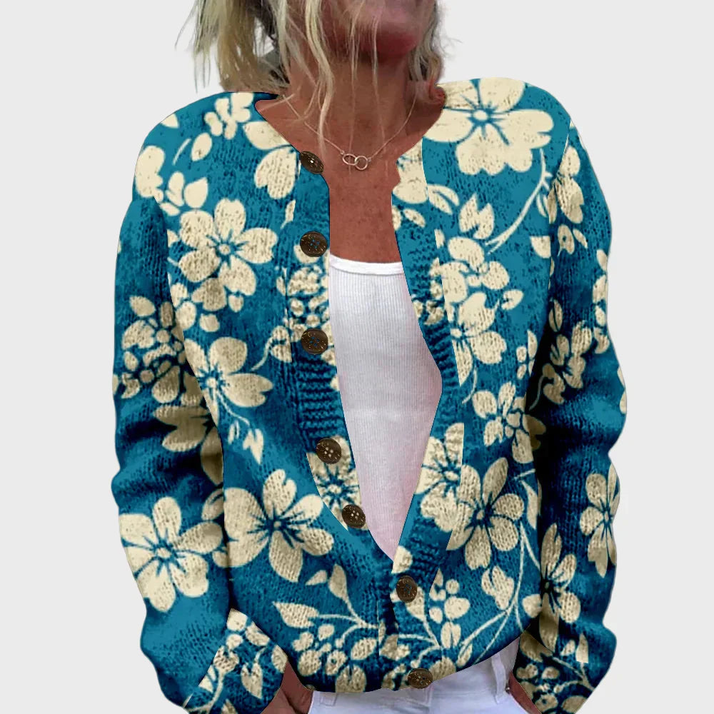 Elegant Knitted Vest with Pattern