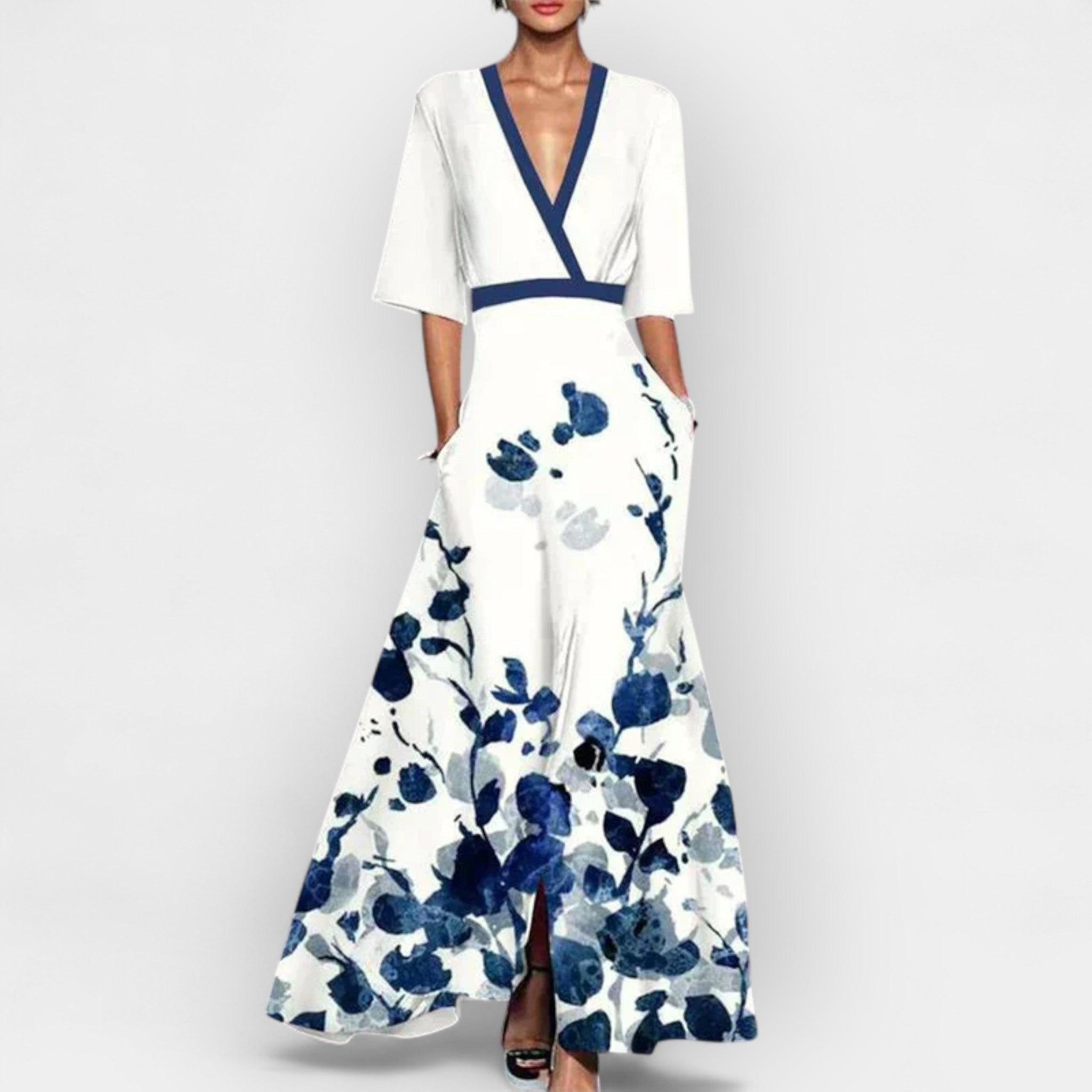 Maxi Dress with Flowers