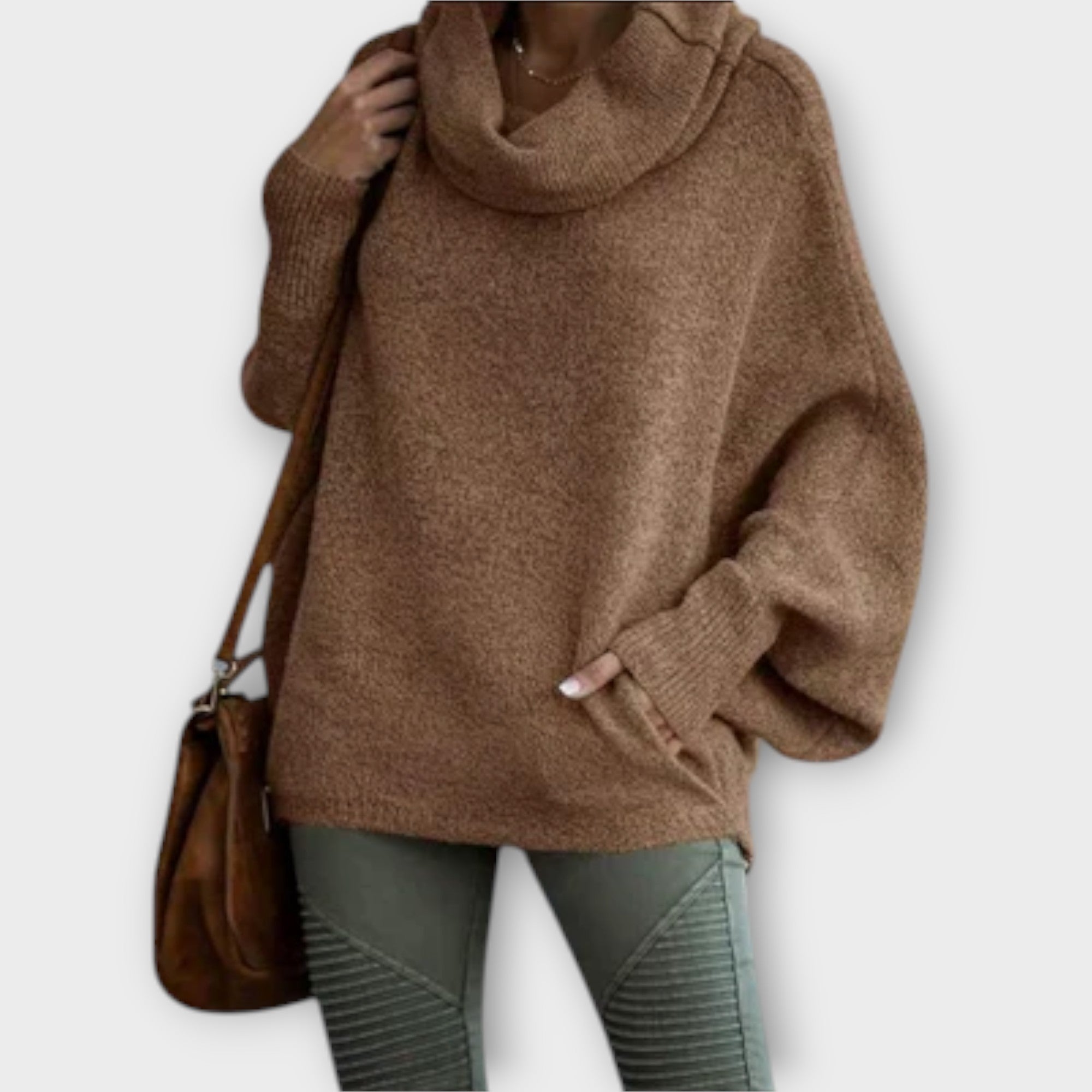 Ulrike - Elegant Women's Sweater with High Neck