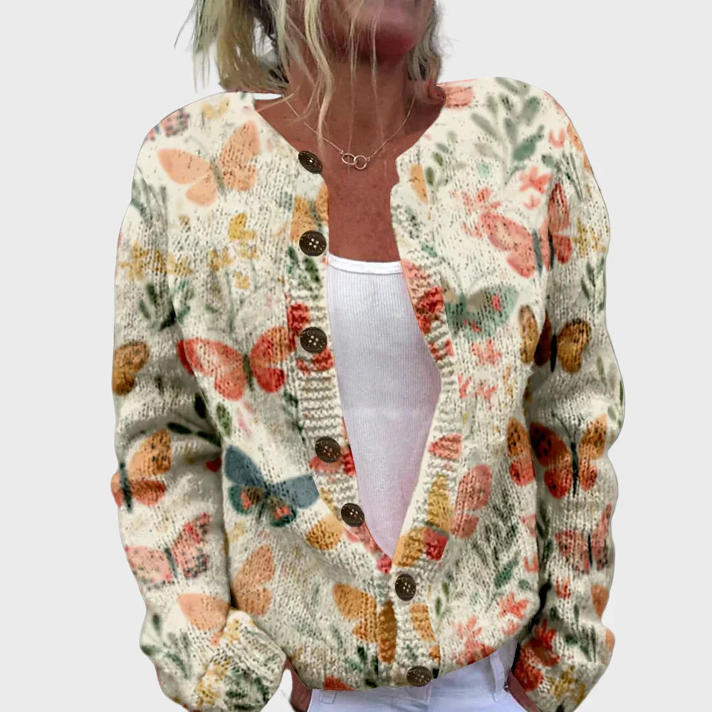 Elegant Knitted Vest with Pattern
