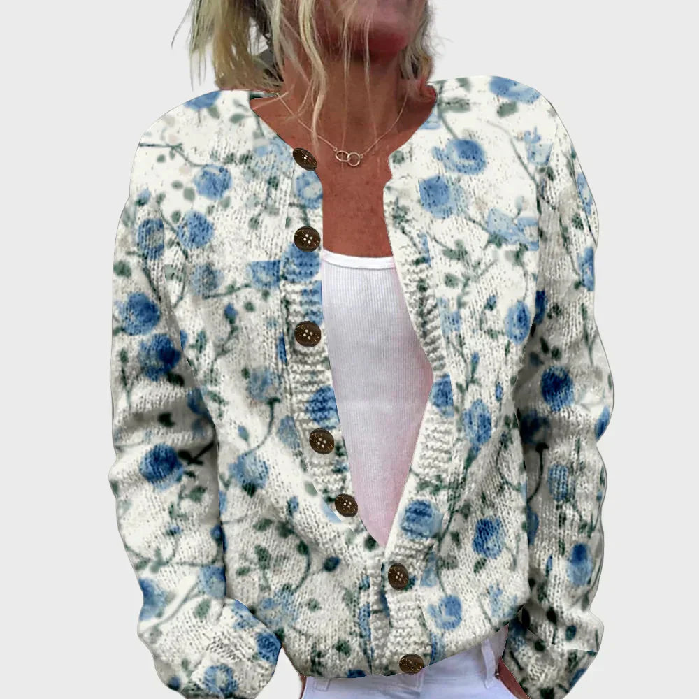 Elegant Knitted Vest with Pattern