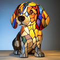 Beagleul Șezând