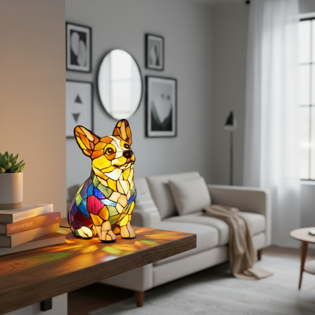 Corgi așezat