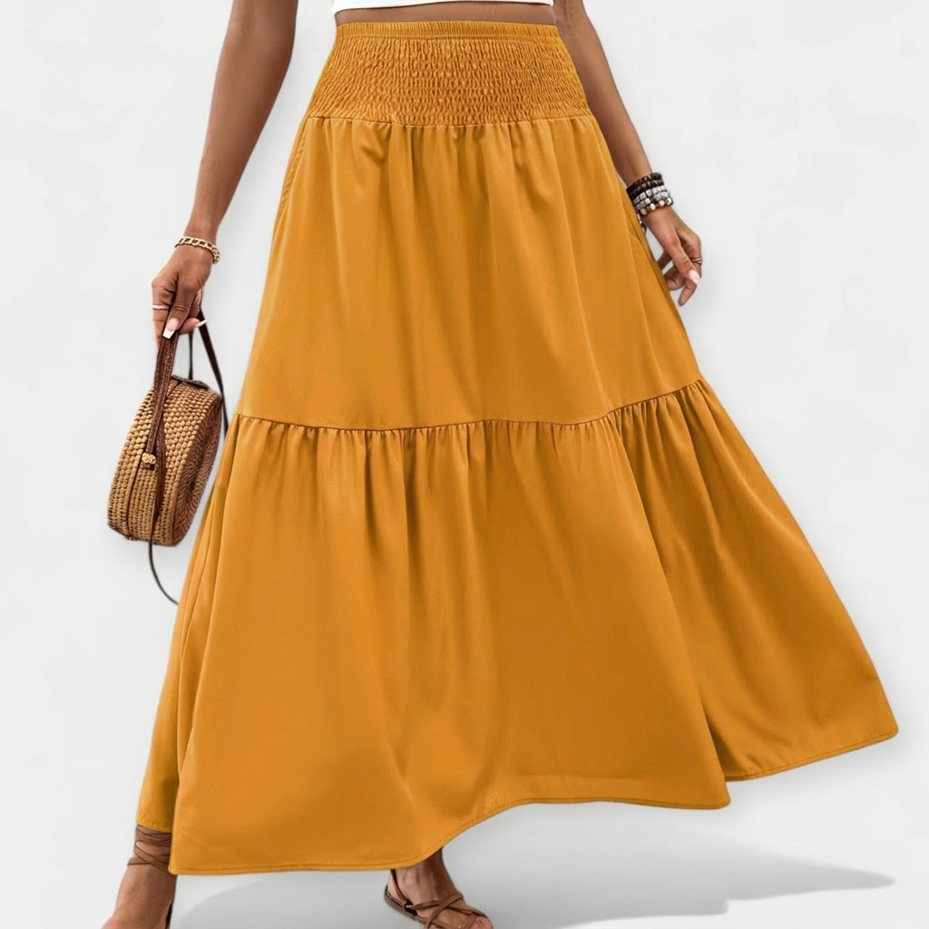 Aria - Tiered Maxi Skirt