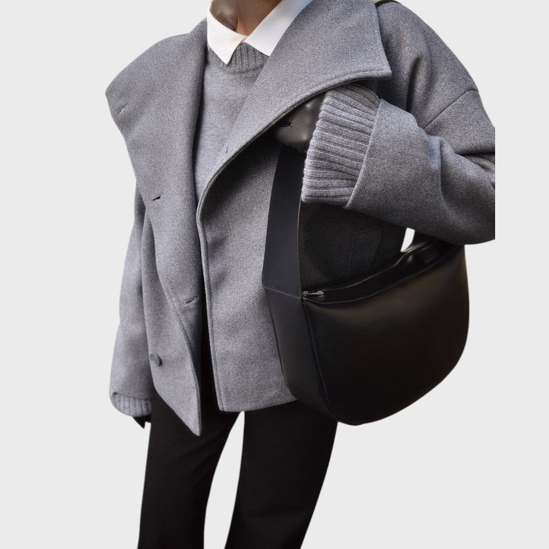 Arina | Short Wool Jacket with Double Closure