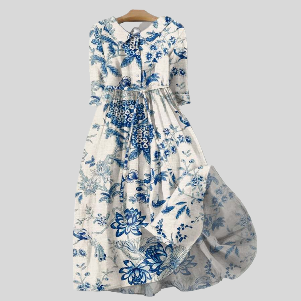 Floral Porcelain Dress