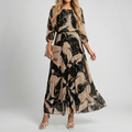 Laura | Printed Elegant Dress