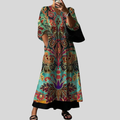 Elegant Dress with Carolina Print